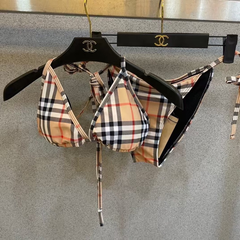 Burberry Checkered Bikini Set